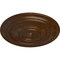 Ekena Millwork Traditional Ceiling Medallion (Fits Canopies up to 8 1/4"), 31 1/2"OD x 2 1/2"P, Root Beer Crackle CM31TRRBC - alternate 4